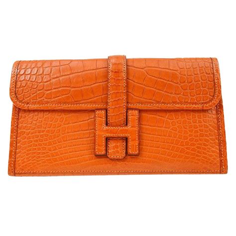 orange hermes clutch|hermes bag clutch.